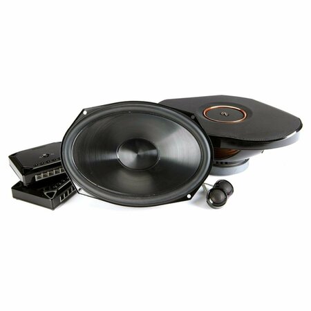 WORMHOLE 6 x 9 in. 375W Component Speaker System WO3838617